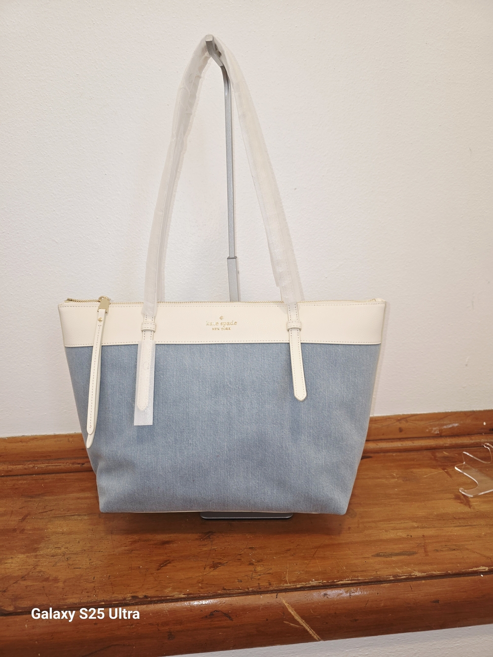 Kate Spade All Day Denim Tote Bag In Blue Multicolor